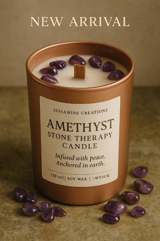 Discover the Power of Amethyst Stone Therapy Candles for Relaxation and Healing