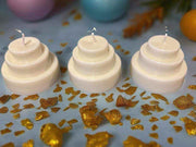 three-tier cake candle